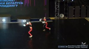 Клуб чирлидинга Фортуна. Чир фристайл пом двойка. Хомич Арина, Станкевич Александра.