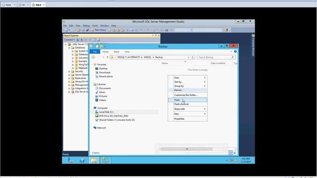 SQL 2012 Migrate Using Backup and Restore смотреть онлайн