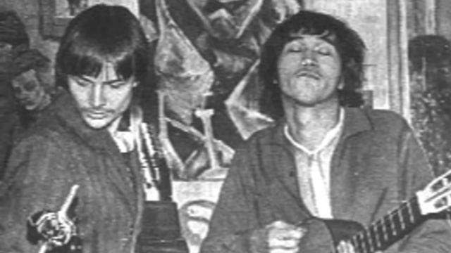 Виктор Цой и Алексей Рыбин, Группа Кино, Москва 31 декабря 1981 года смотреть онлайн