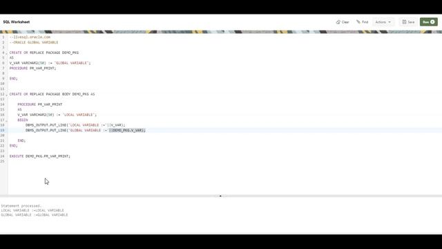 PostgreSQL Global Variables Vs. Oracle Global Variables - Examples And Comparison #VD58 смотреть онлайн
