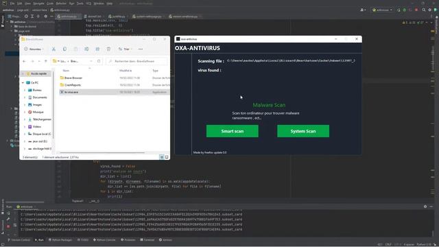 Bientôt l'antivirus en python et open source смотреть онлайн