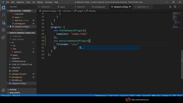 Cap 13 | #08 Curso Webpack: extrair CSS para um arquivo externo смотреть онлайн