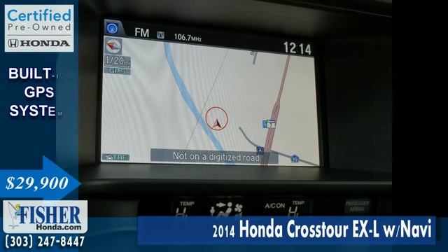 Honda Certified | 2014 Honda Crosstour EX-L w/Navi | Boulder-Longmont-Denver | Fisher Honda | P7116 смотреть онлайн