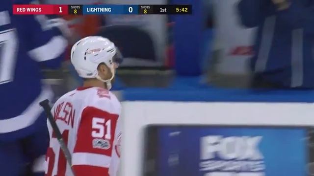 Frans Nielsen SH Goal Vs TBL October 27, 2017