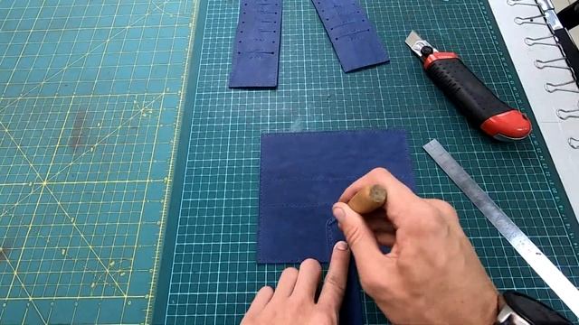 Секрет раскрыт!!! Вот так делается Визитница из кожи своими руками.Ручная работа.Ручной шов смотреть онлайн