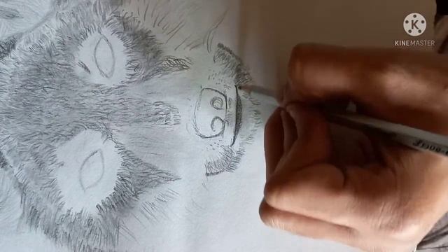 How to draw wolf sketch | ONE LIFE ARTS? смотреть онлайн