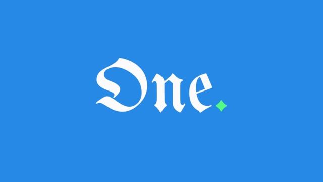 One logo Lottie JSON animation смотреть онлайн