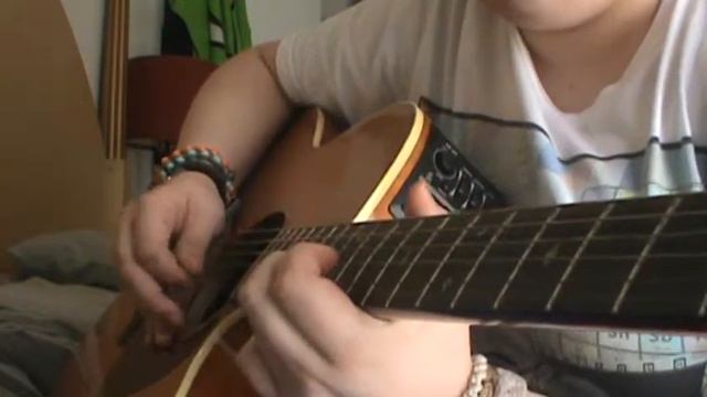 Coldplay - Dont panic guitar cover смотреть онлайн