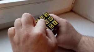 Сборка судоку кубика. Третий слой.