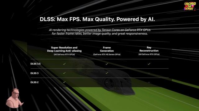 NVIDIA DLSS 3.5. Что это будет? Когда выпуск? Эксклюзив для 4000? 5000? Обзор 2023 Честно от СэнСэя смотреть онлайн