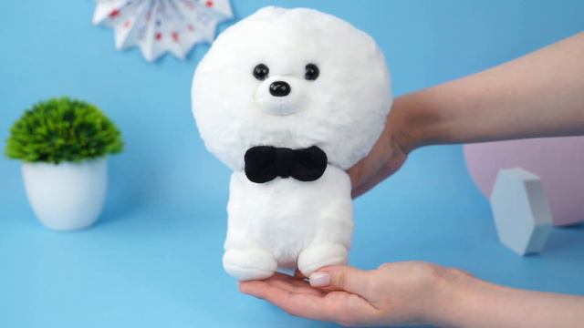 Мягкая игрушка "Puppy" белый, 25см смотреть онлайн