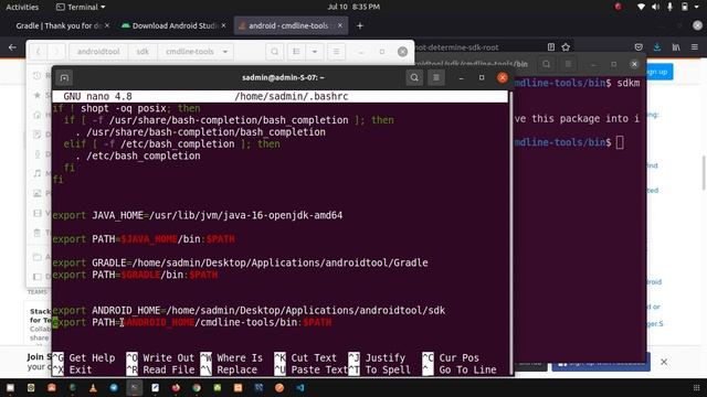 How to setup Android environment gradle and sdk manager without Android Studio on Linux Ubuntu смотреть онлайн