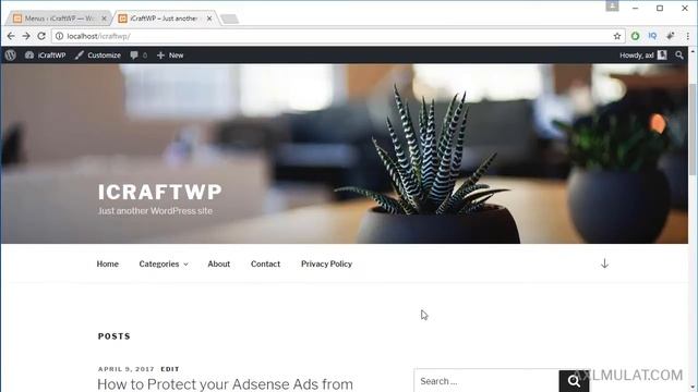 WordPress Tutorial for Beginners - How to Create and Add Navigation Menu - Part 20 смотреть онлайн
