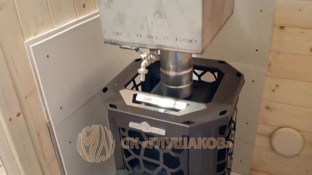 Баня бочка «София» цвета «Груша» 5,5 метров / Обзор бани Глушакова смотреть онлайн