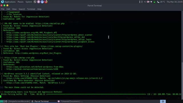 How to Enumerating Users Wordpress Sites Using WPScan смотреть онлайн