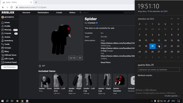Roblox Bundle Spider UGC FREE ?Grátis Por Tempo limitado? смотреть онлайн