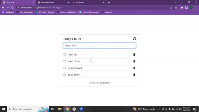 To-do List | Plain javascript project смотреть онлайн