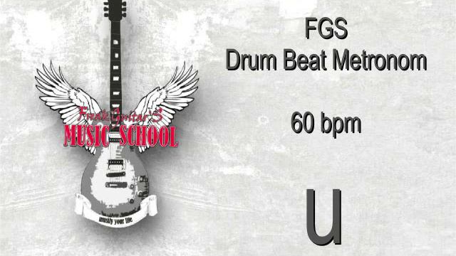 Metronome Drum Beat - 4/4 - 60bpm ( beats per minute ) смотреть онлайн