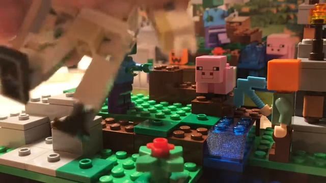 ОБЗОР!!! Набор Лего MINECRAFT «Железный Голем” смотреть онлайн