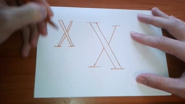Как писать английскую букву X? How to write letter X смотреть онлайн