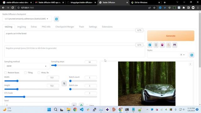 Faster Stable Diffusion using Ryzen APU processor (No dedicated GPU) смотреть онлайн