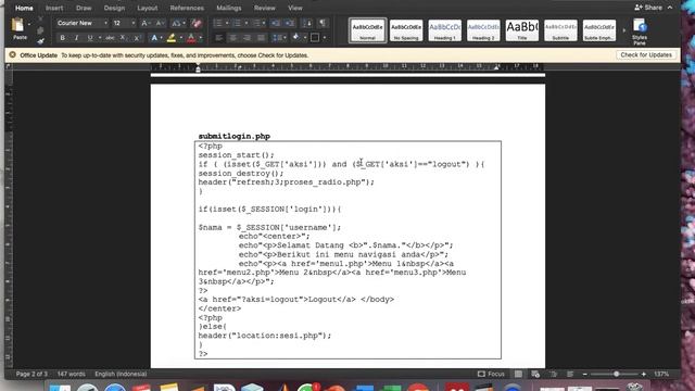 Materi Pemrograman Web - PHP Session & Cookies ( Simple Case Version) смотреть онлайн