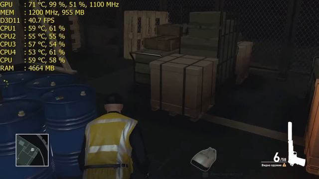 HITMAN™HD 7770 MEDIUM — LOW settings Benchmark (1080p) смотреть онлайн