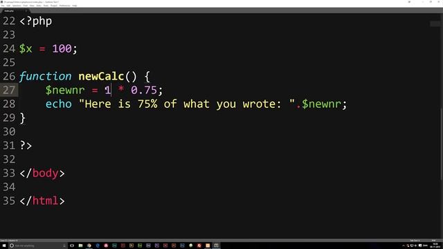 22 How to Create Your Own Function in PHP PHP Tutorial Learn PHP Programming PHP Lesson смотреть онлайн