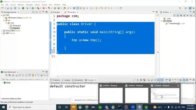 Core Java Complete Course (Session-9) Topic Constructor | By Mr. Suman смотреть онлайн