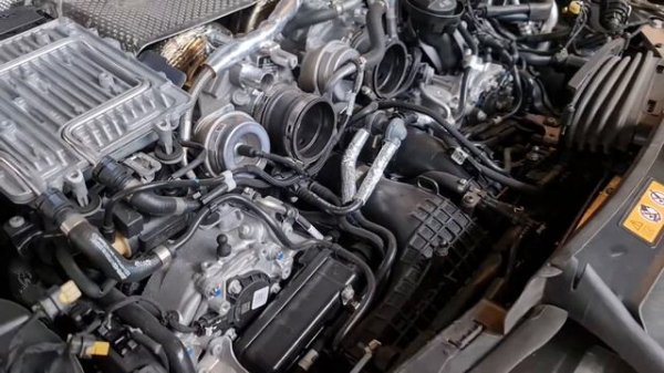 Mercedes Benz M177 Engine Turbos