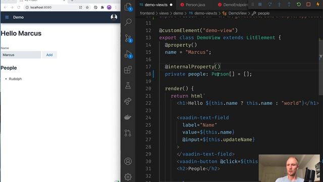 Type-safe server access from TypeScript to Java (REST made easy) смотреть онлайн