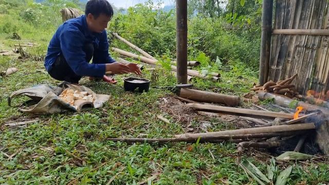 Survival instincts, spotting wild boars and crafting some primitive traps | Wild forest adventure смотреть онлайн