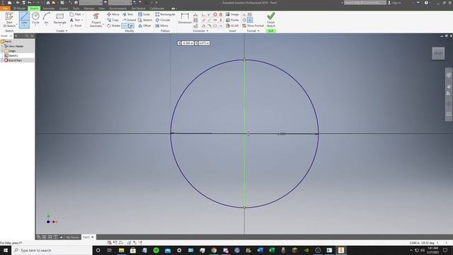 How to make a sphere in Autodesk Inventor 2019 смотреть онлайн
