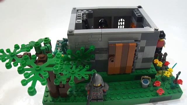 Самодельный модульный домик из Lego. смотреть онлайн