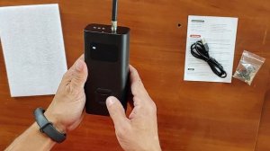 Компрессор аккумуляторный с алиэкспресс. Распаковка и краткий обзор.