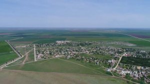 Крым с. Новоселовское, Раздольненский р-н продажа домов и сельхоз земли вид с высоты птичьего полет