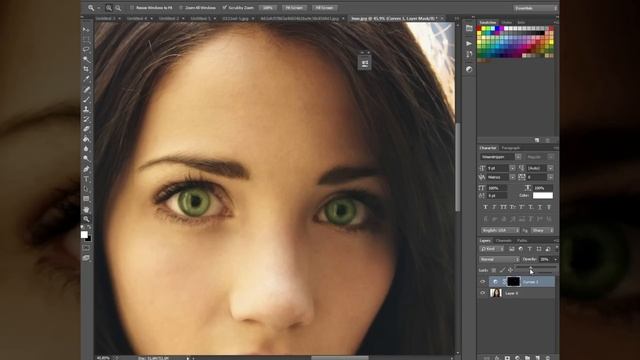 Photoshop Genius - Photoshop Genius творит чудеса! Делаем выразительные глаза смотреть онлайн