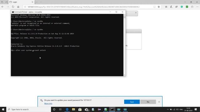 How to unlock Oracle 10g ,11g user смотреть онлайн