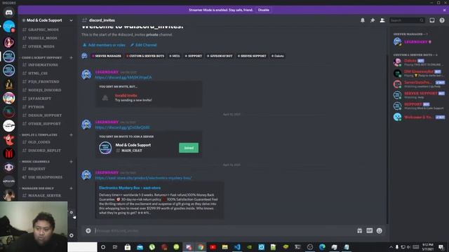 Discord Tutorials: How To Develop A Discord Bot Using Repl.it Discord.JS JavaScript | Livestream смотреть онлайн
