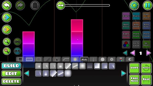 КАК СДЕЛАТЬ ПРОСТОЙ ДЕКОР В GEOMETRY DASH ЗА 5 МИНУТ? смотреть онлайн
