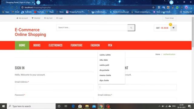 E-commerce Website Using PHP | simple php project | HTML project смотреть онлайн