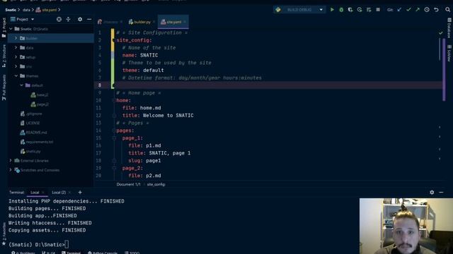 Saturday Morning Coding Ep. 27 - SNATIC PHP Static Site Generator written in Python (Part 2) смотреть онлайн