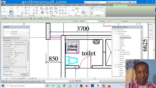 How to Import Drawing From AutoCAD to Revit смотреть онлайн