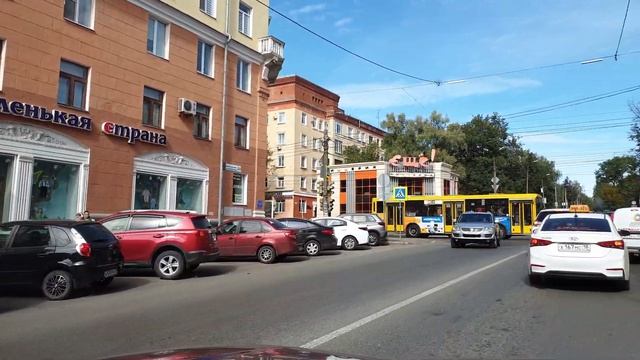 город Ижевск улица Коммунаров улица Димитрова Izhevsk Kommunarov street Dimitrov street 4к смотреть онлайн