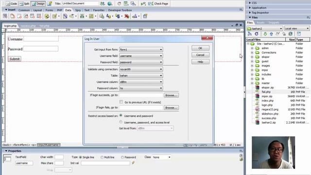Cara Membuat Login Dengan PHP MySQL Dreamweaver смотреть онлайн