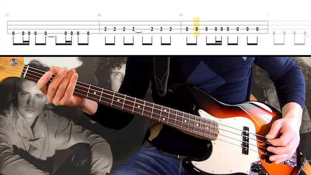 Queen - I Want To Break Free /// BASS LINE [Play Along Tabs] смотреть онлайн