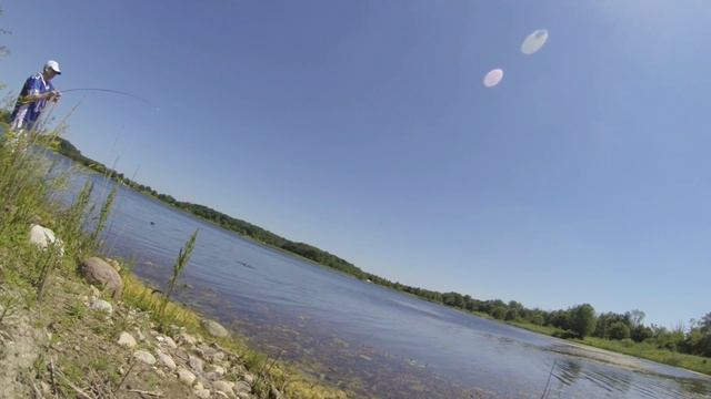 Fish On #2 - Quick Shore Fishing Berkley Gulp Alive Ultralight Rod Bass смотреть онлайн