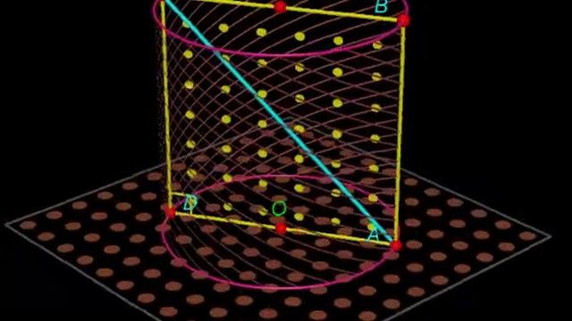 Цилиндр. Осевое сечение - квадрат. смотреть онлайн