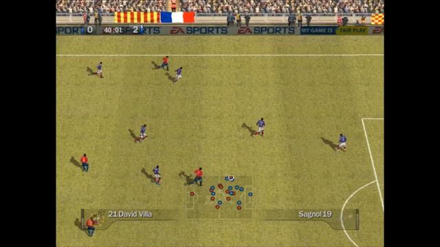 FIFA Soccer 07 (Nintendo GameCube) - France vs. Spain смотреть онлайн