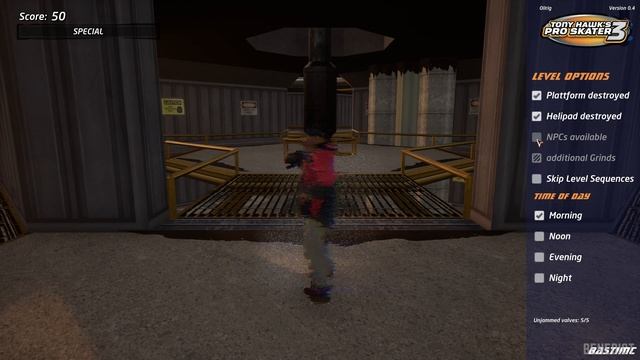 Tony Hawk's Pro Skater 1+2: OIL RIG (THPSPro Mod) смотреть онлайн